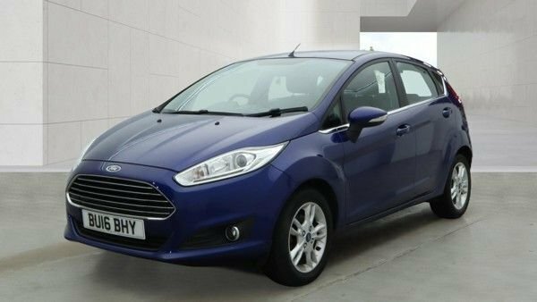 Ford Fiesta 1.25 Zetec Hatchback Euro 6 82 Blue #2