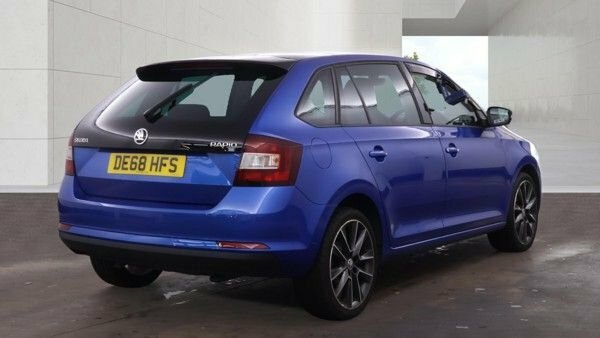 Skoda Rapid Spaceback 1.0 Tsi Se Sport Hatchback Euro Blue #3
