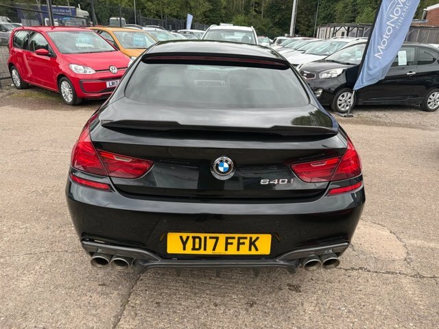 BMW 6 Series Gran Coupe 3.0 640I M Sport Saloon Euro 6 S Black #4