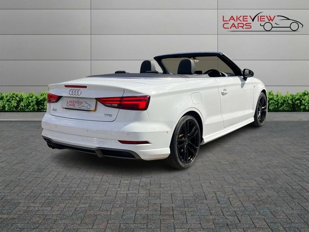 Audi A3 Cabriolet S Line Black #8
