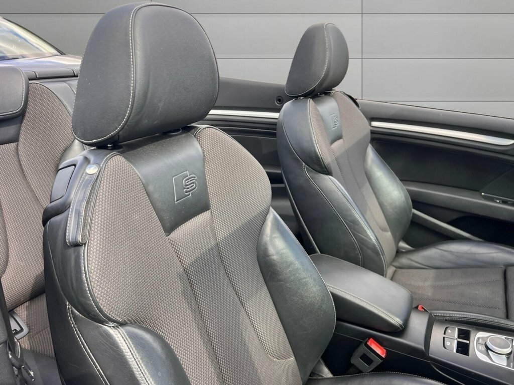 Audi A3 Cabriolet S Line Black #11