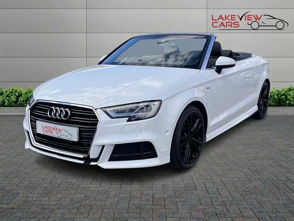 Audi A3 Cabriolet S Line Black #7