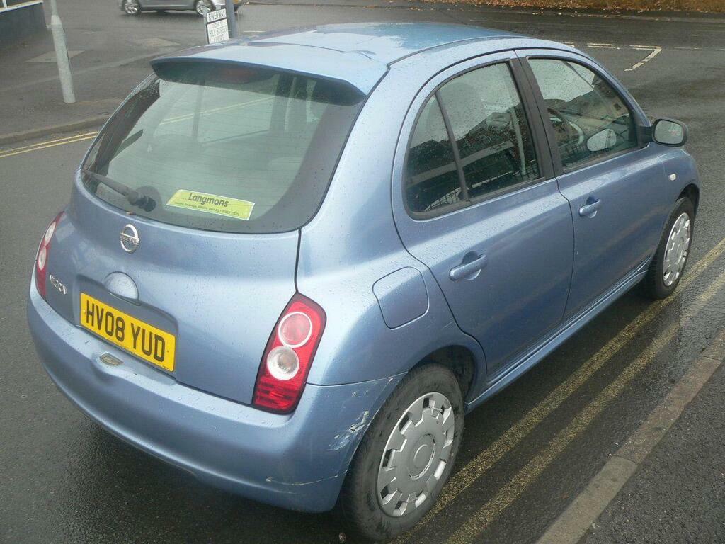 Nissan Micra 1.2 16V Acenta HV08YUD Blue #6