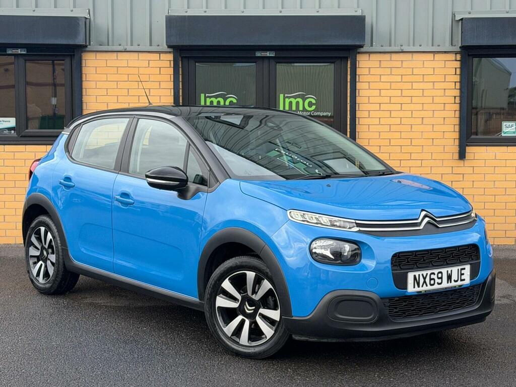 Citroen C3 Hatchback 1.2 Puretech Feel Euro 6 Ss 2019 NX69WJE Blue #6