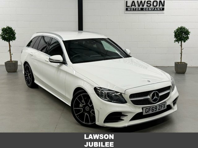 Mercedes-Benz C Class 1.5 C200 Mhev Eq Boost Amg Line Premium Estate 5 White