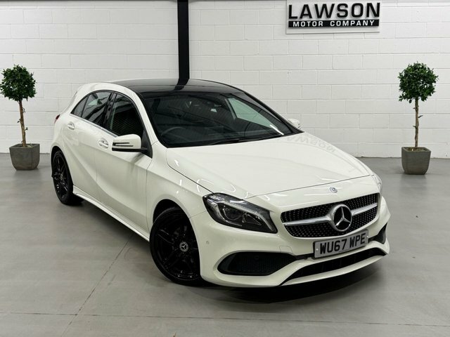 Mercedes-Benz A Class 1.6 A160 Amg Line Premium Plus Hatchback Pet White #2