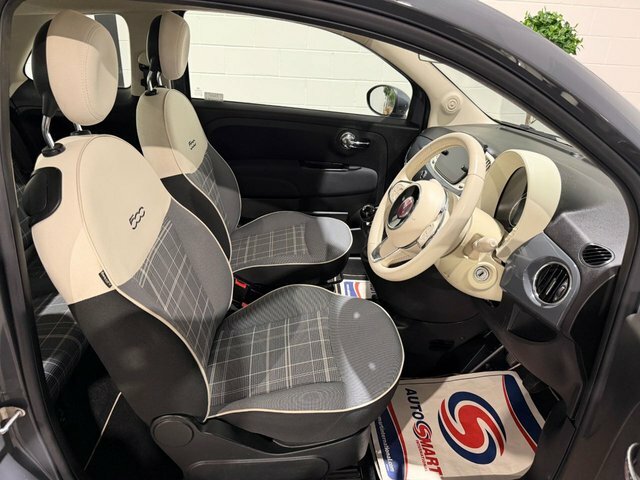 Fiat 500 1.2 Lounge Hatchback Euro 6 S S Grey #2