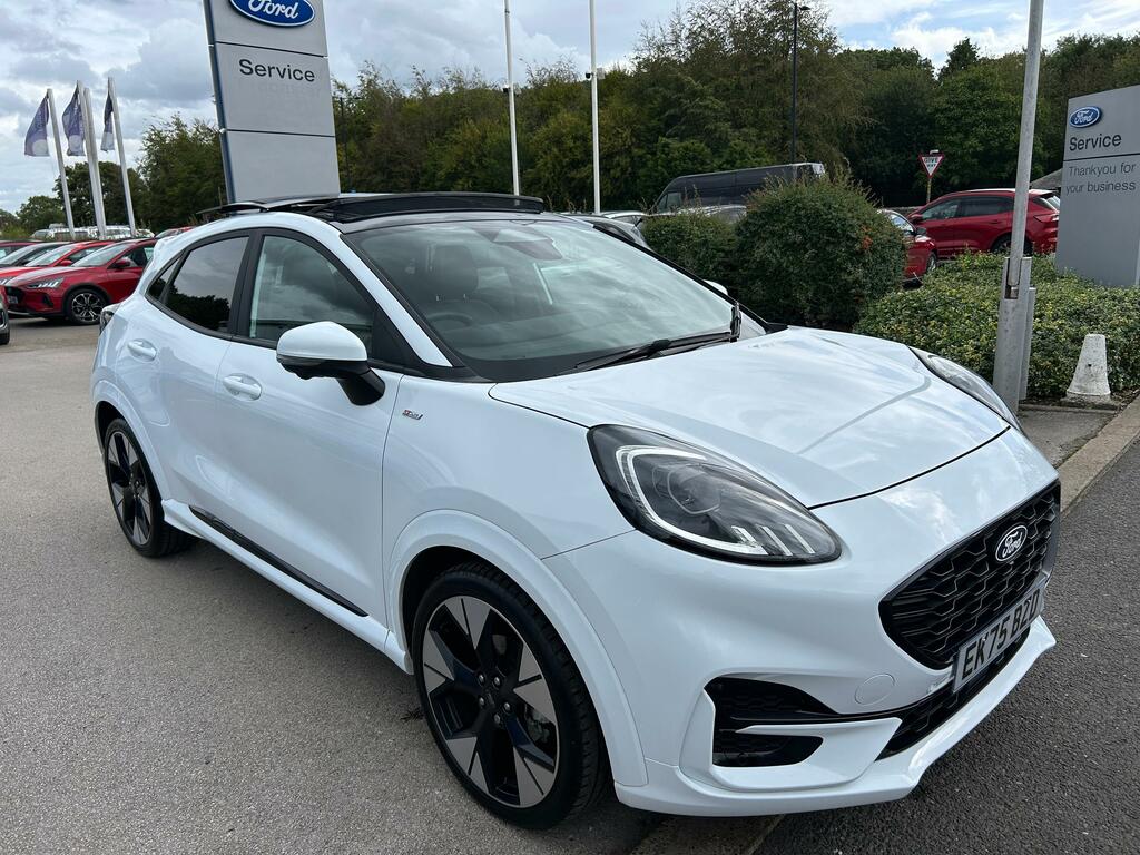 Ford Puma 1.0 Mhev St-line X Mild Hybrid Mega Spec White