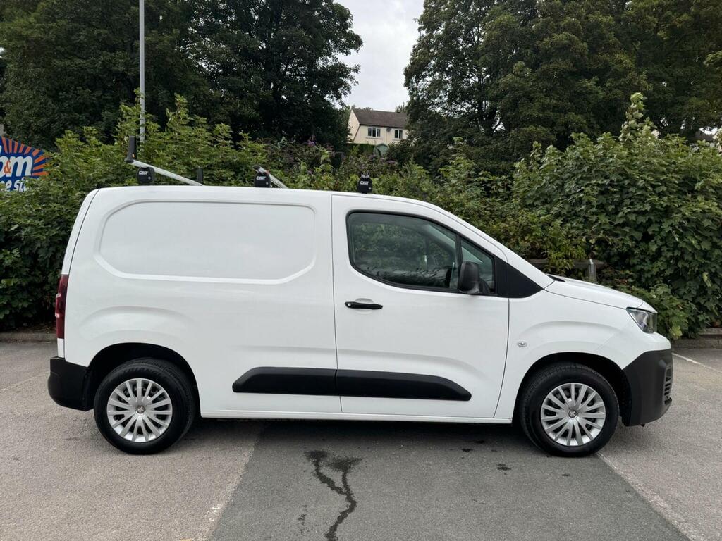 Peugeot Partner 1.6 Bluehdi 650 Professional Standard Panel Van Sw White #4