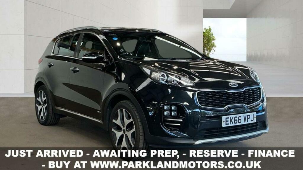 Kia Sportage 1.6 T-gdi Gt-line Awd Euro 6 Black
