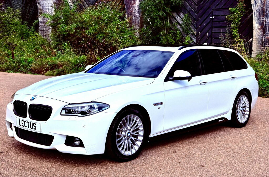 BMW 5 Series 2.0 528I M Sport Touring Ss White #5