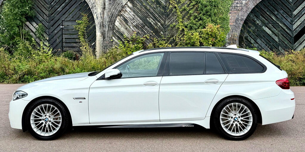 BMW 5 Series 2.0 528I M Sport Touring Ss White #6