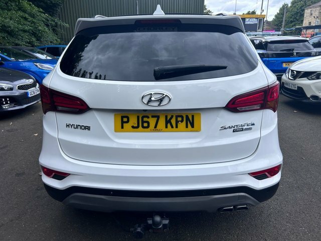 Hyundai Santa Fe Suv White #6