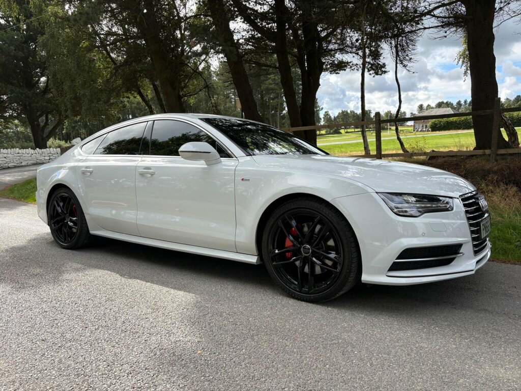 Audi A7 3.0 Tdi V6 S Line Sportback S Tronic Quattro Euro White #2