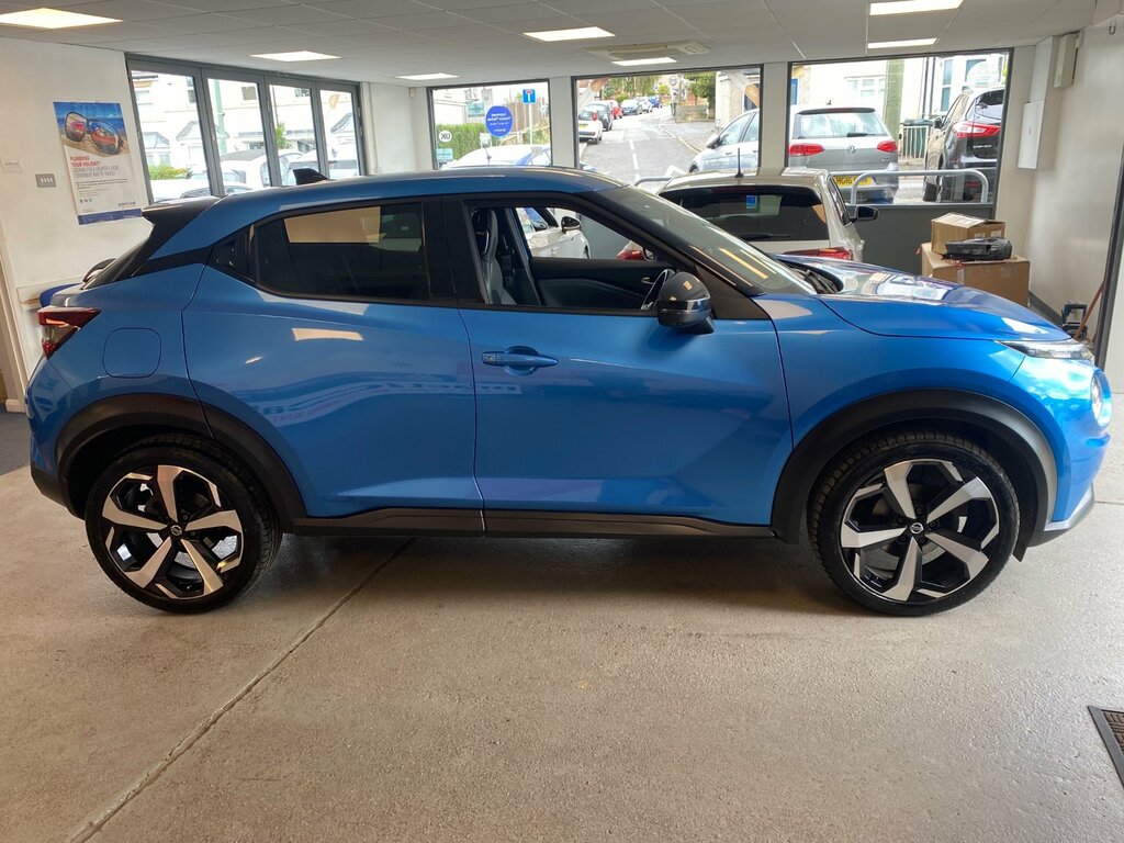 Nissan Juke 1.0 Dig-t Tekna Suv Dct Euro 6 S Blue #5
