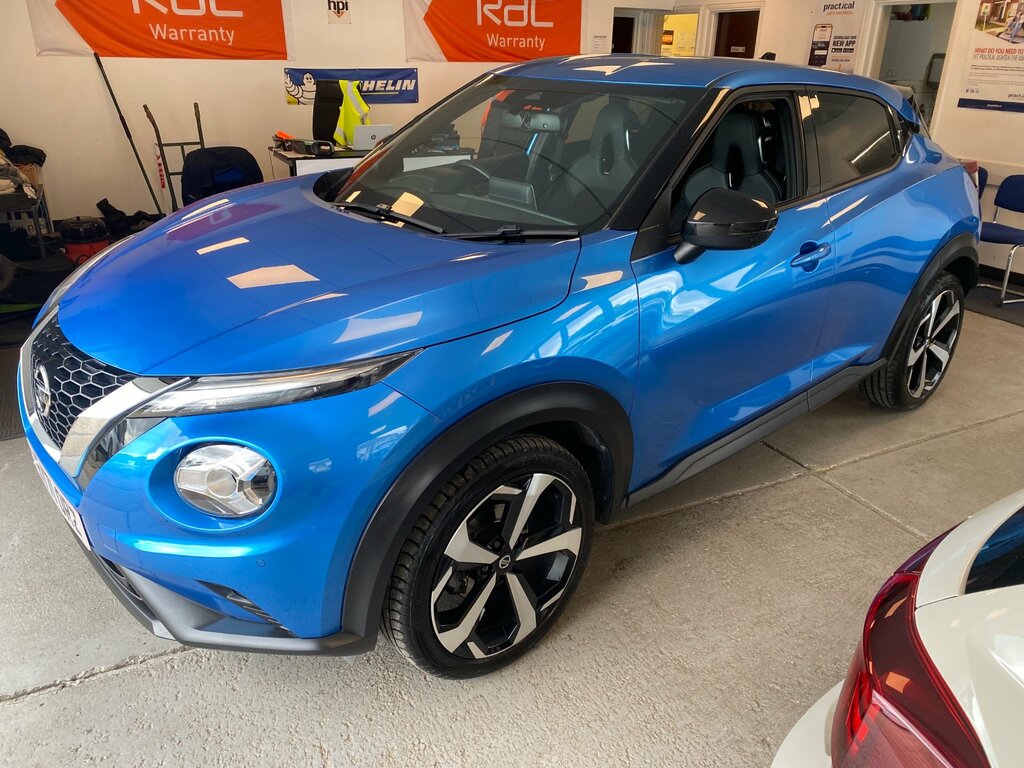 Nissan Juke 1.0 Dig-t Tekna Suv Dct Euro 6 S Blue #3