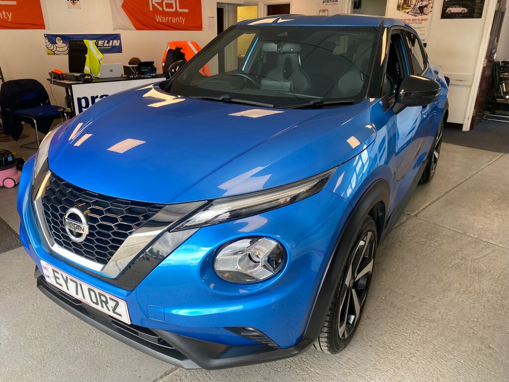 Nissan Juke 1.0 Dig-t Tekna Suv Dct Euro 6 S Blue #2