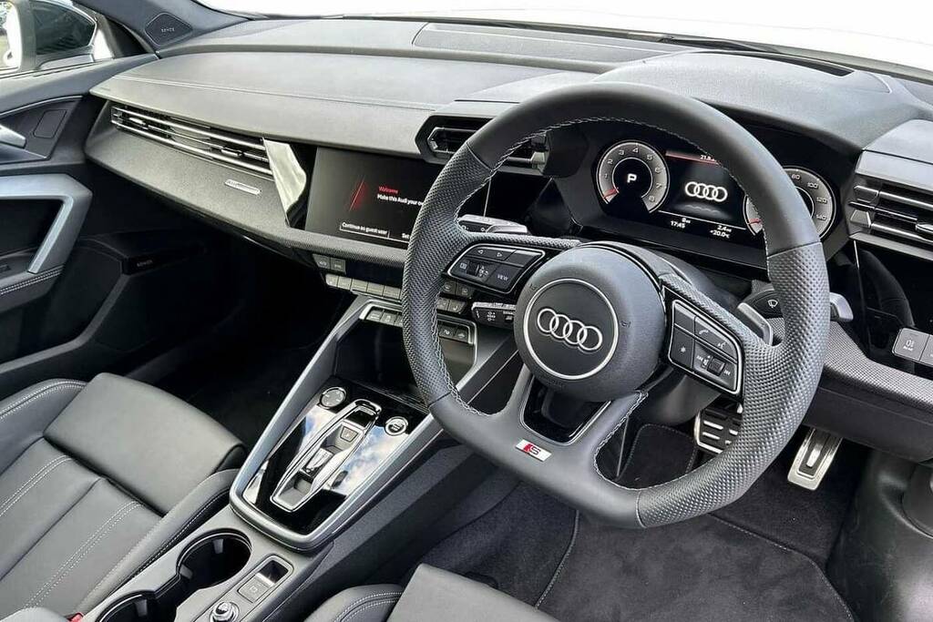 Audi A3 1.5 Tfsi 150 Black Edition S Tronic White #6
