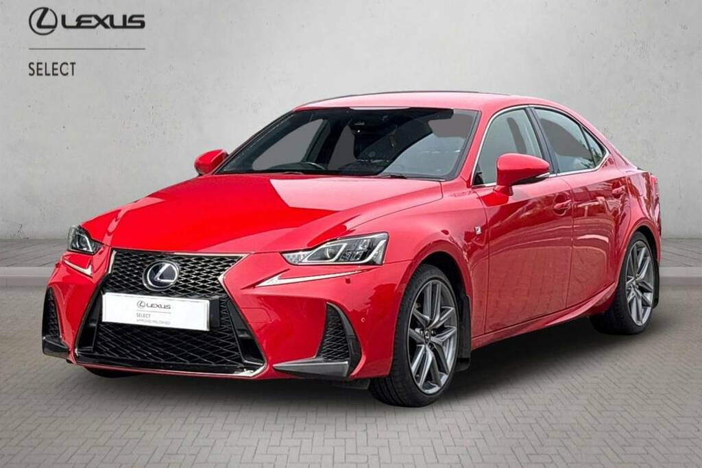 Lexus IS 300H F-sport Cvt Red #3