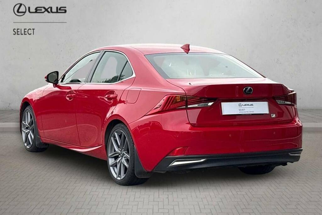 Lexus IS 300H F-sport Cvt Red #4