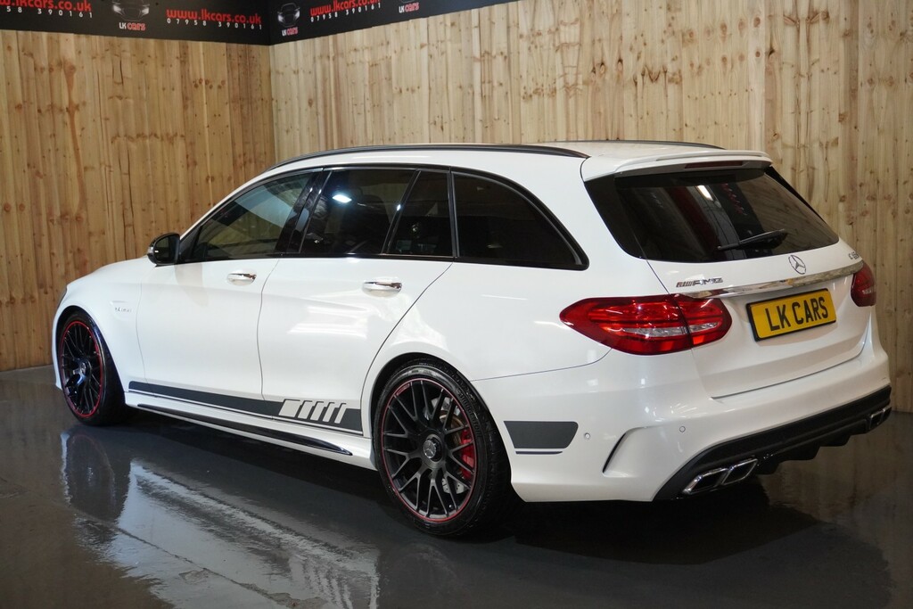 Mercedes-Benz C Class 4.0 C63 V8 Biturbo Amg S Edition 1 White #4