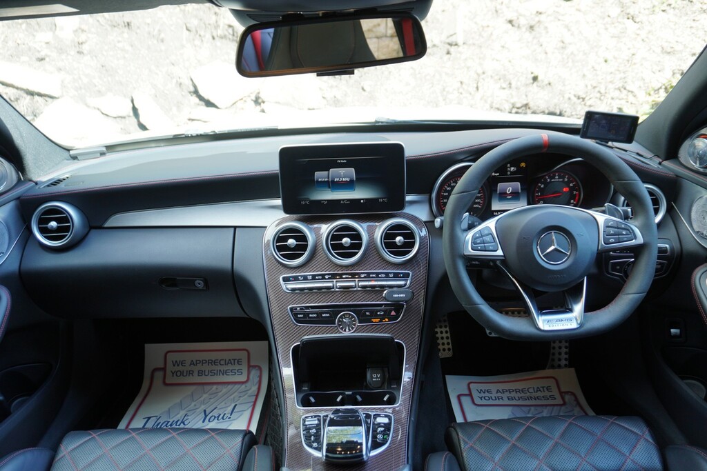 Mercedes-Benz C Class 4.0 C63 V8 Biturbo Amg S Edition 1 White #2