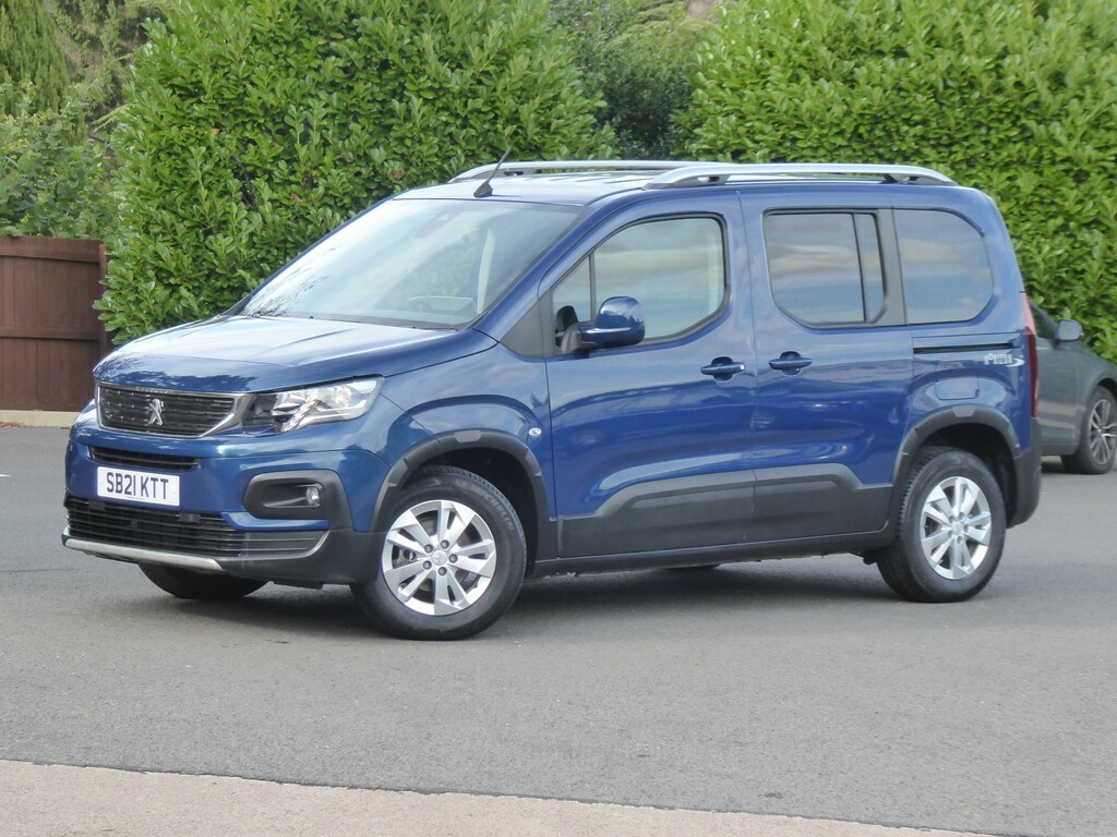 Peugeot Rifter Mpv 1.5 Bluehdi Allure Horizon Wheelchair Accessib Blue #3