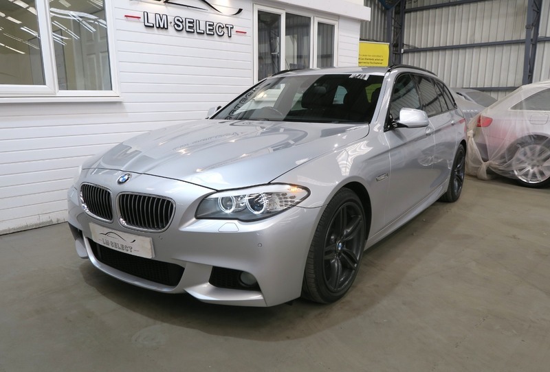 BMW 5 Series 520D M Sport Touring Silver #5