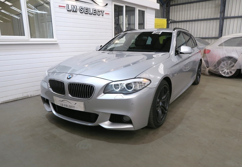BMW 5 Series 520D M Sport Touring Silver #4