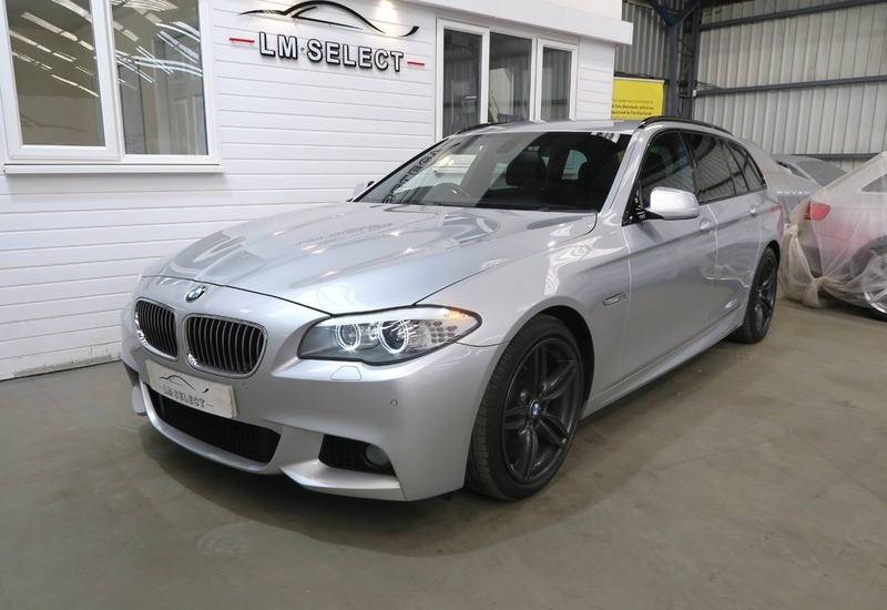 BMW 5 Series 520D M Sport Touring Silver #6