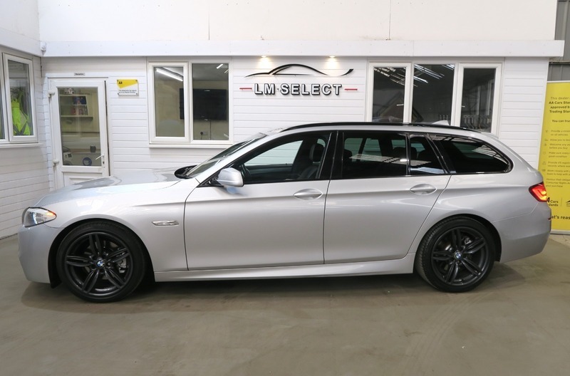BMW 5 Series 520D M Sport Touring Silver