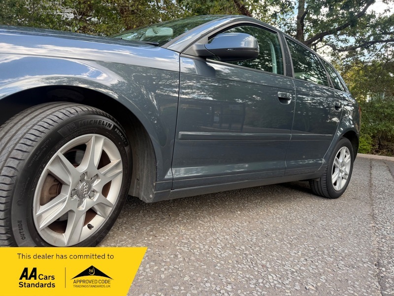Audi A3 2.0 Tdi Se Sportback YR60NZD Grey #6
