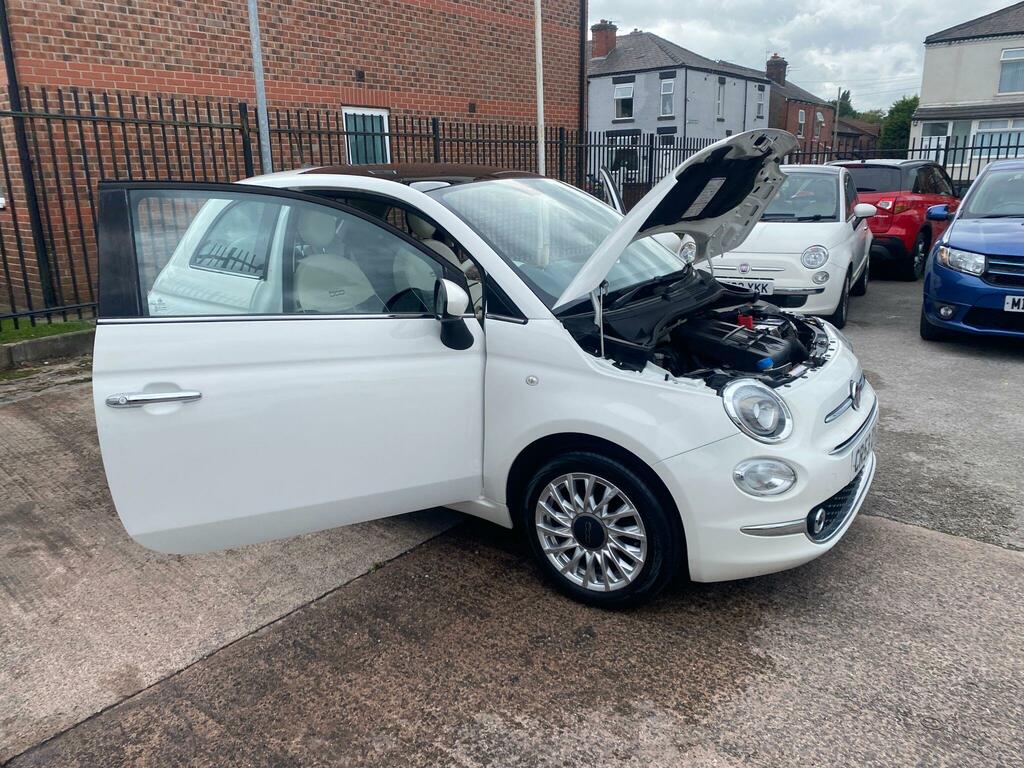 Fiat 500 Lounge White #2