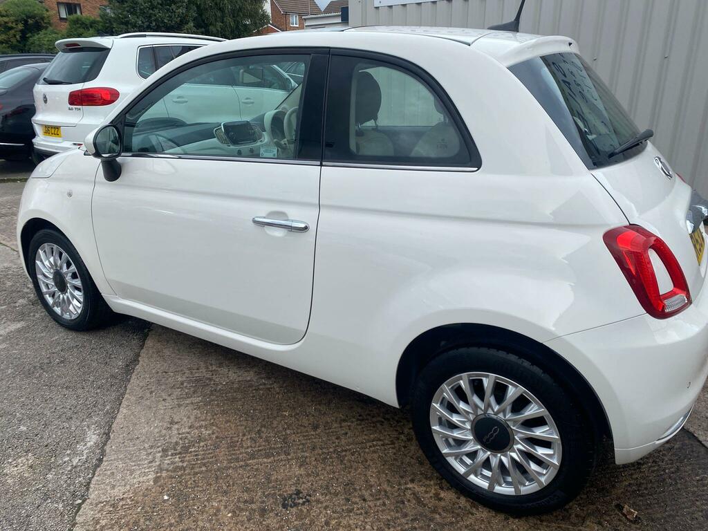Fiat 500 Lounge White #5
