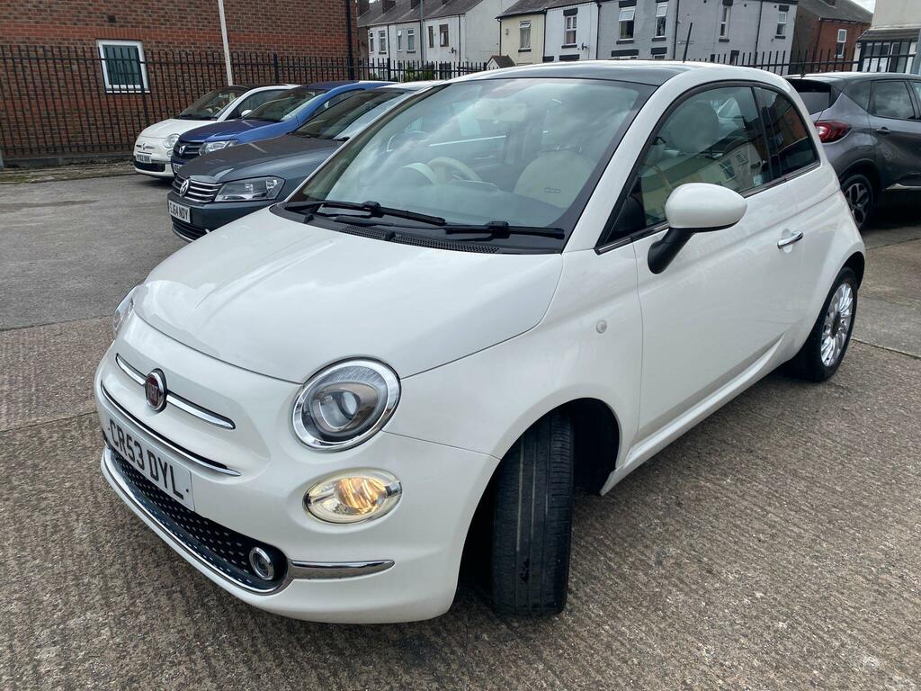 Fiat 500 Lounge White #4