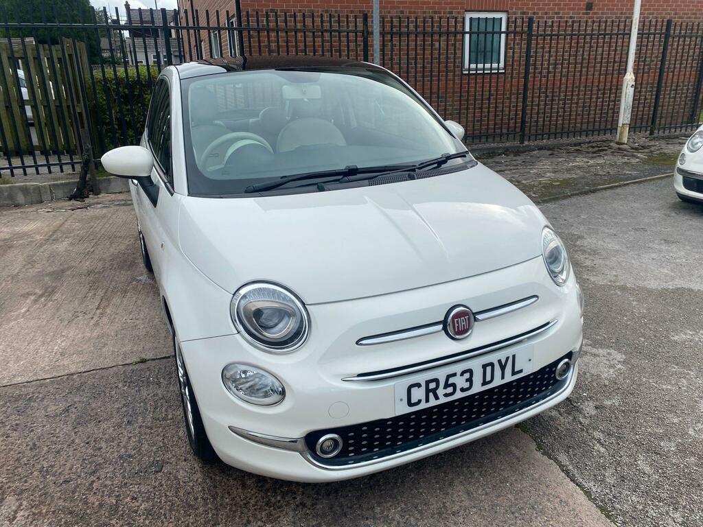 Fiat 500 Lounge White #3