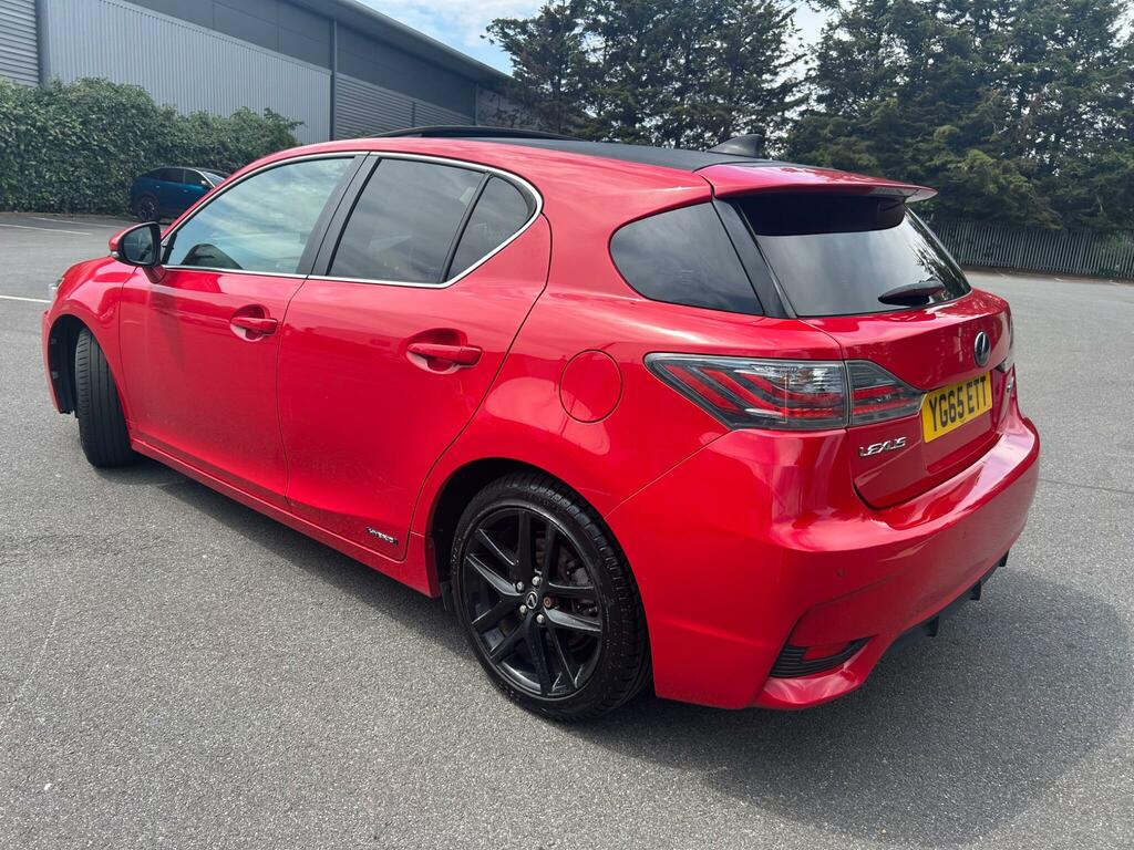 Lexus CT 1.8 200H Advance Plus Cvt Euro 6 Ss Red #4