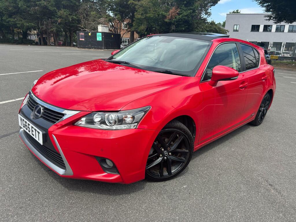 Lexus CT 1.8 200H Advance Plus Cvt Euro 6 Ss Red #3