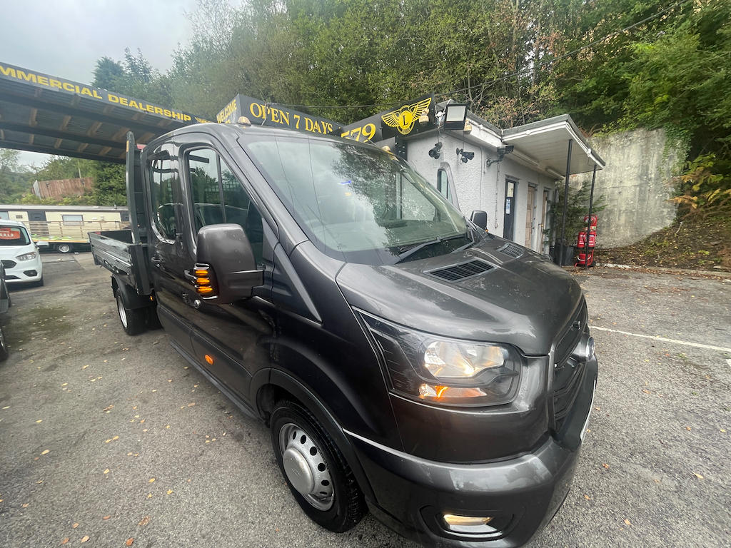Ford Transit Custom Leader 7 Seater Dropside Tipper Grey #3