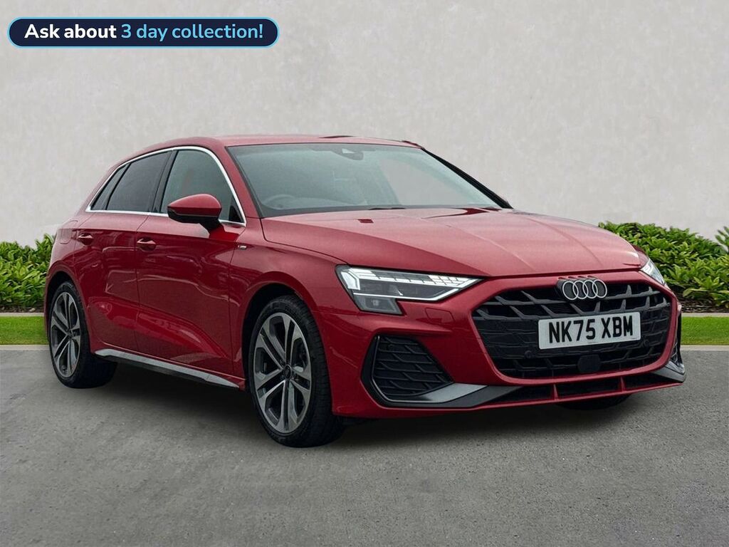 Audi A3 35 Tfsi S Line S Tronic NK75XBM Red