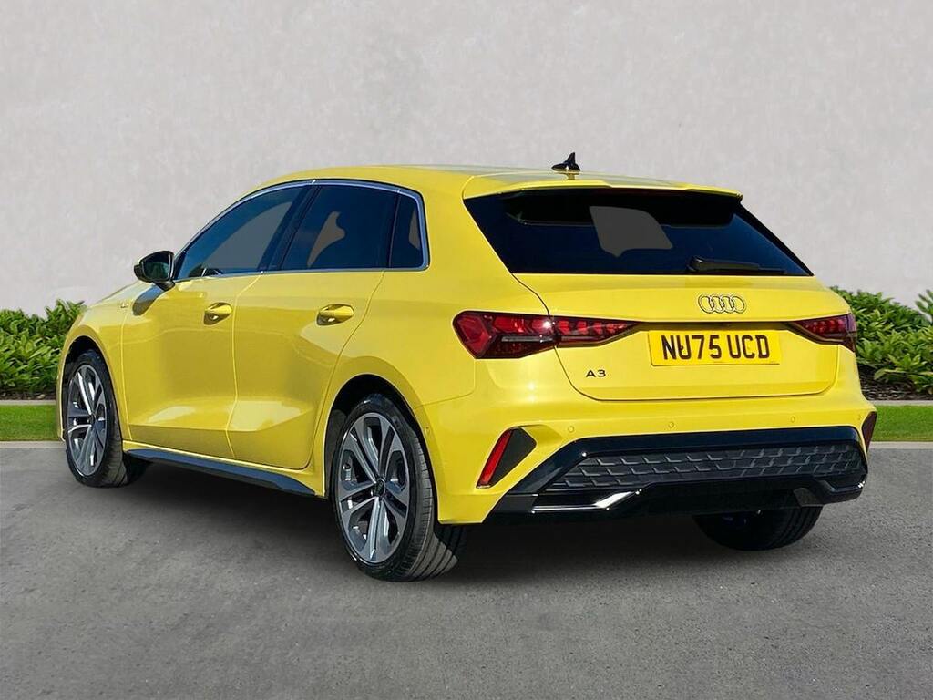 Audi A3 1.5 Tfsi 150 S Line S Tronic NU75UCD Yellow #2