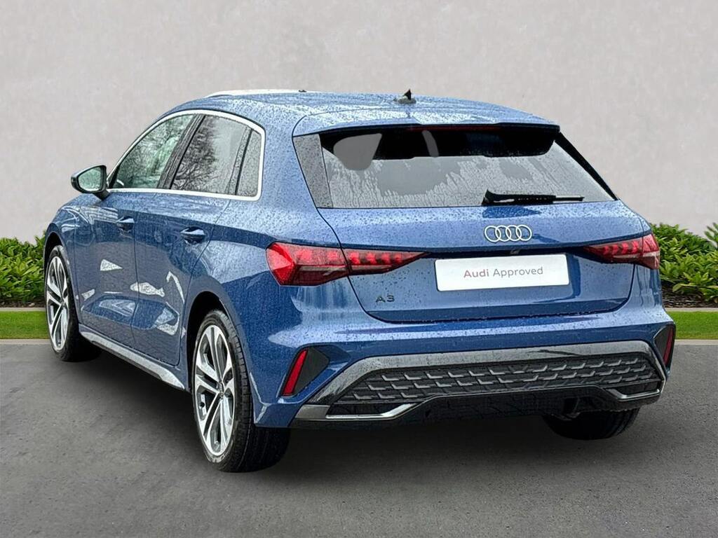 Audi A3 1.5 Tfsi 150 S Line S Tronic Tech Pack NA75HXF Blue #2