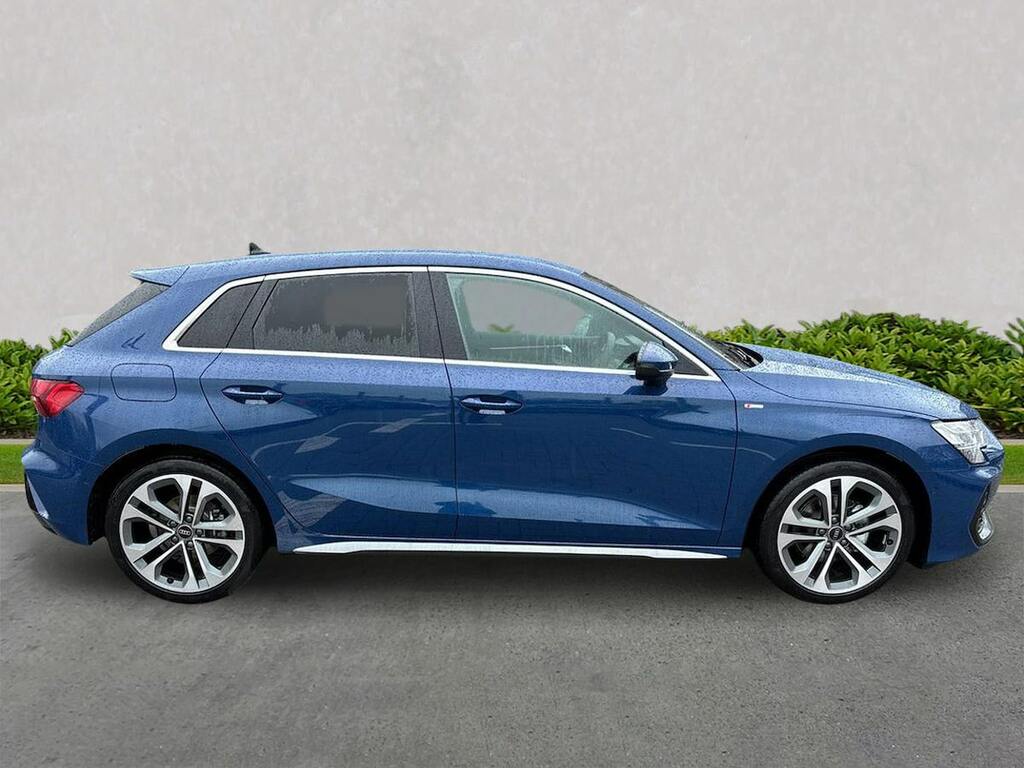 Audi A3 1.5 Tfsi 150 S Line S Tronic Tech Pack NA75HXF Blue #3