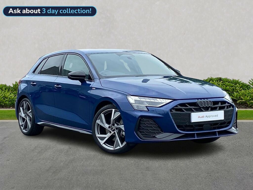 Audi A3 1.5 Tfsi 150 Black Ed S Tronic Tech Pack Blue