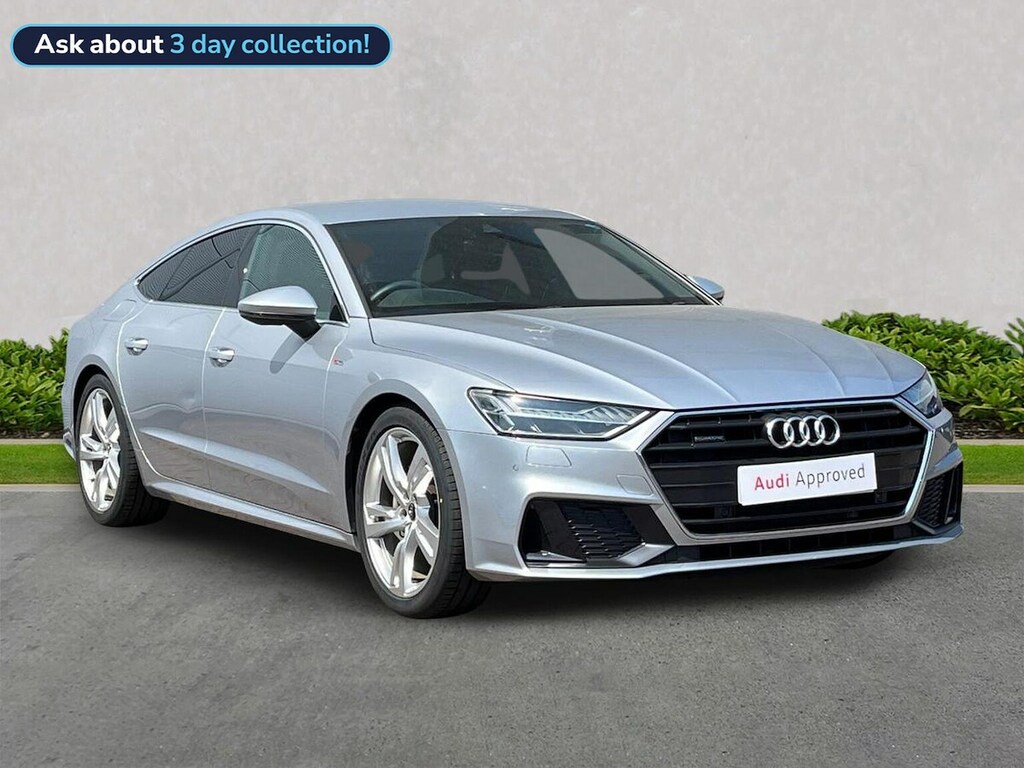 Audi A7 2.0 Tdi 40 S Line Sportback S Tronic Qu Silver