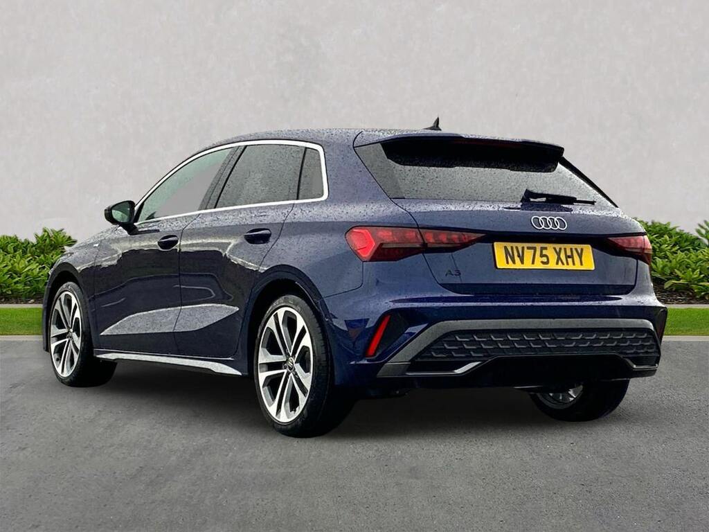 Audi A3 1.5 Tfsi 150 S Line S Tronic Tech Pack NV75XHY Blue #2