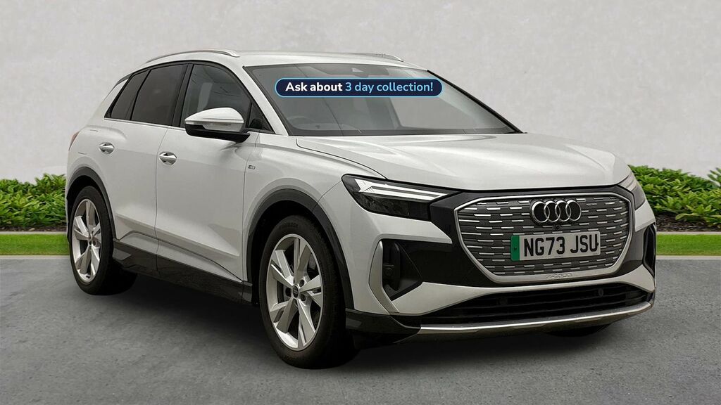 Audi Q4 E Tron 40 S Line Suv 82Kwh 204 Ps NG73JSU White