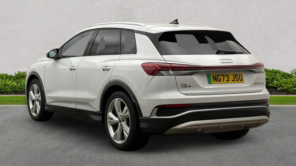 Audi Q4 E Tron 40 S Line Suv 82Kwh 204 Ps NG73JSU White #2