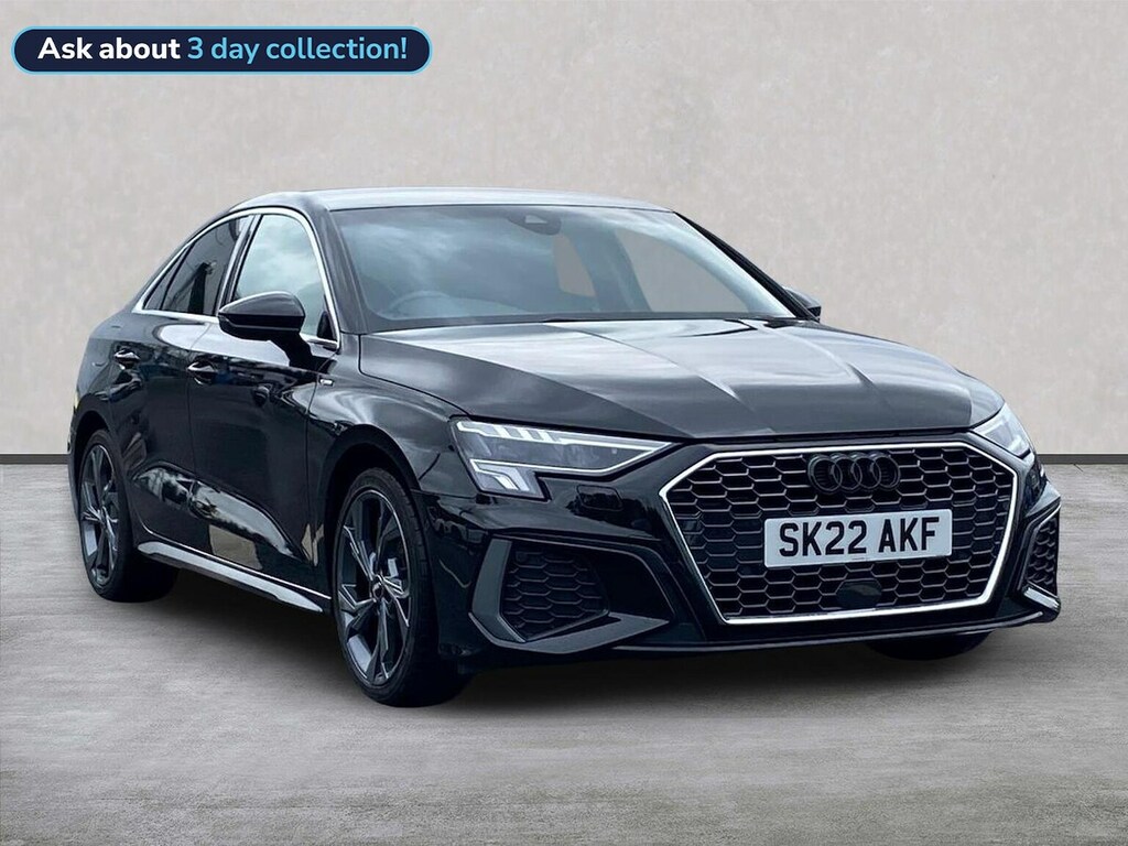 Audi A3 30 Tfsi S Line Comfortsound SK22AKF Black