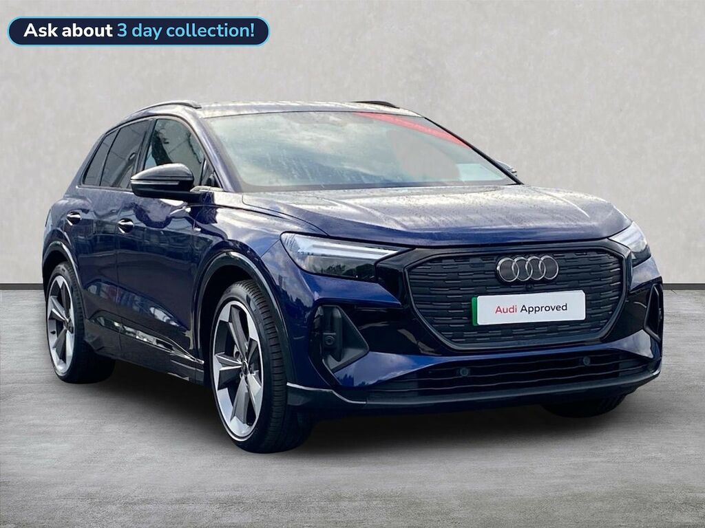 Audi Q4 E Tron 210Kw 45 82Kwh Black Edition KP75CUW Blue